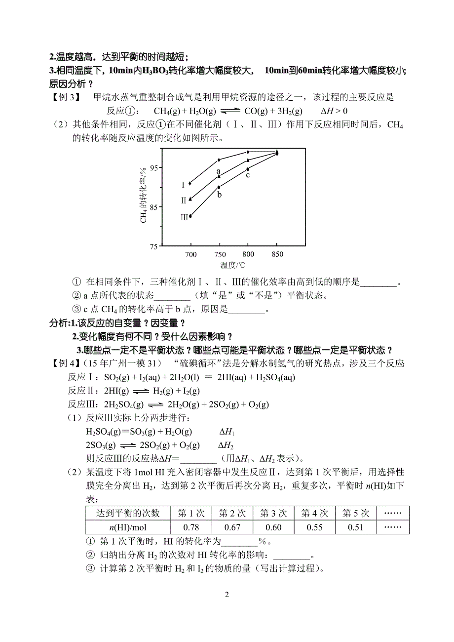 化学反应原理题中的图像专题复习_第2页