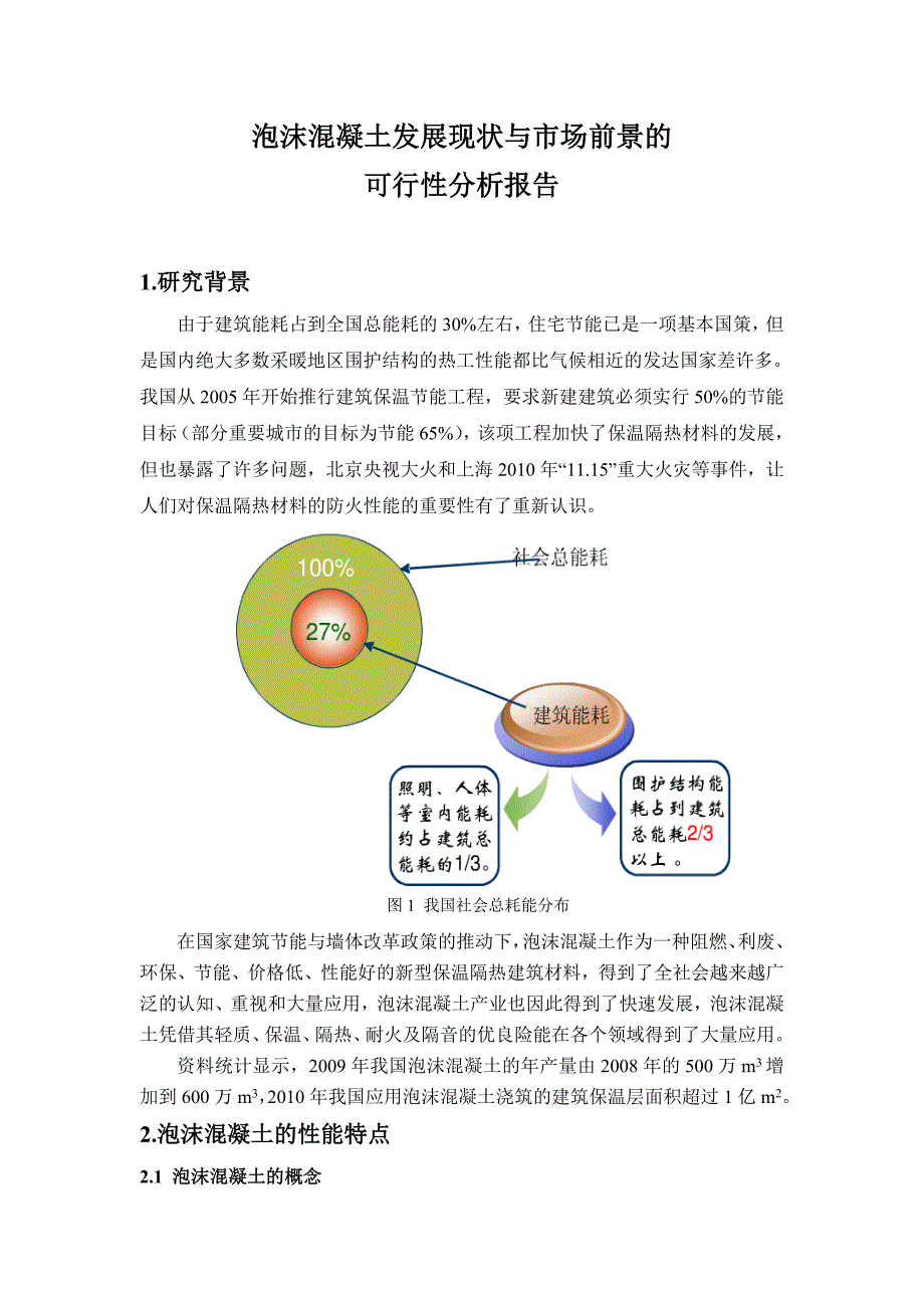 泡沫混凝土发展现状和市场前景_第1页