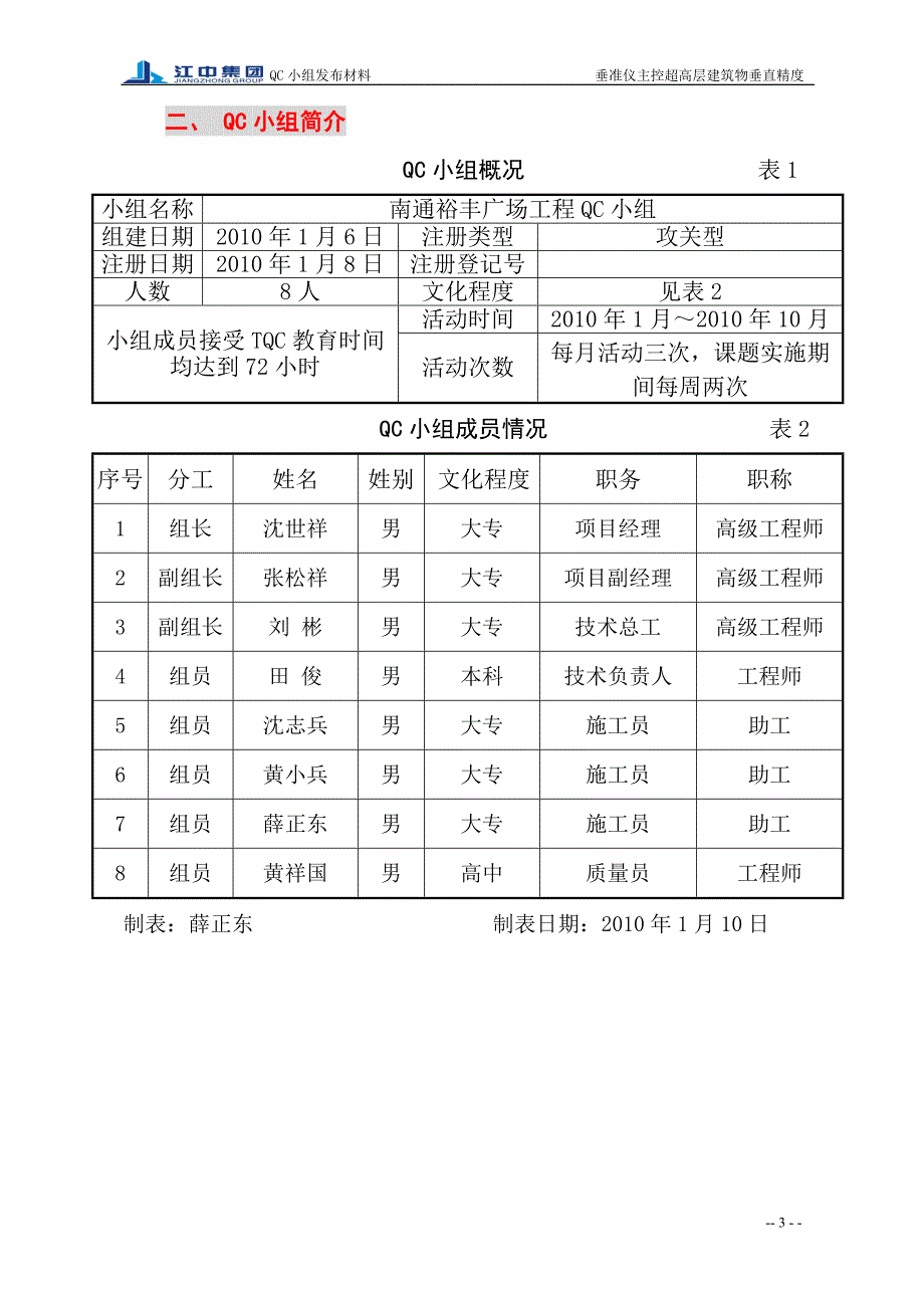 裕丰广场QC垂准仪主控高层建筑物垂直精度_第4页