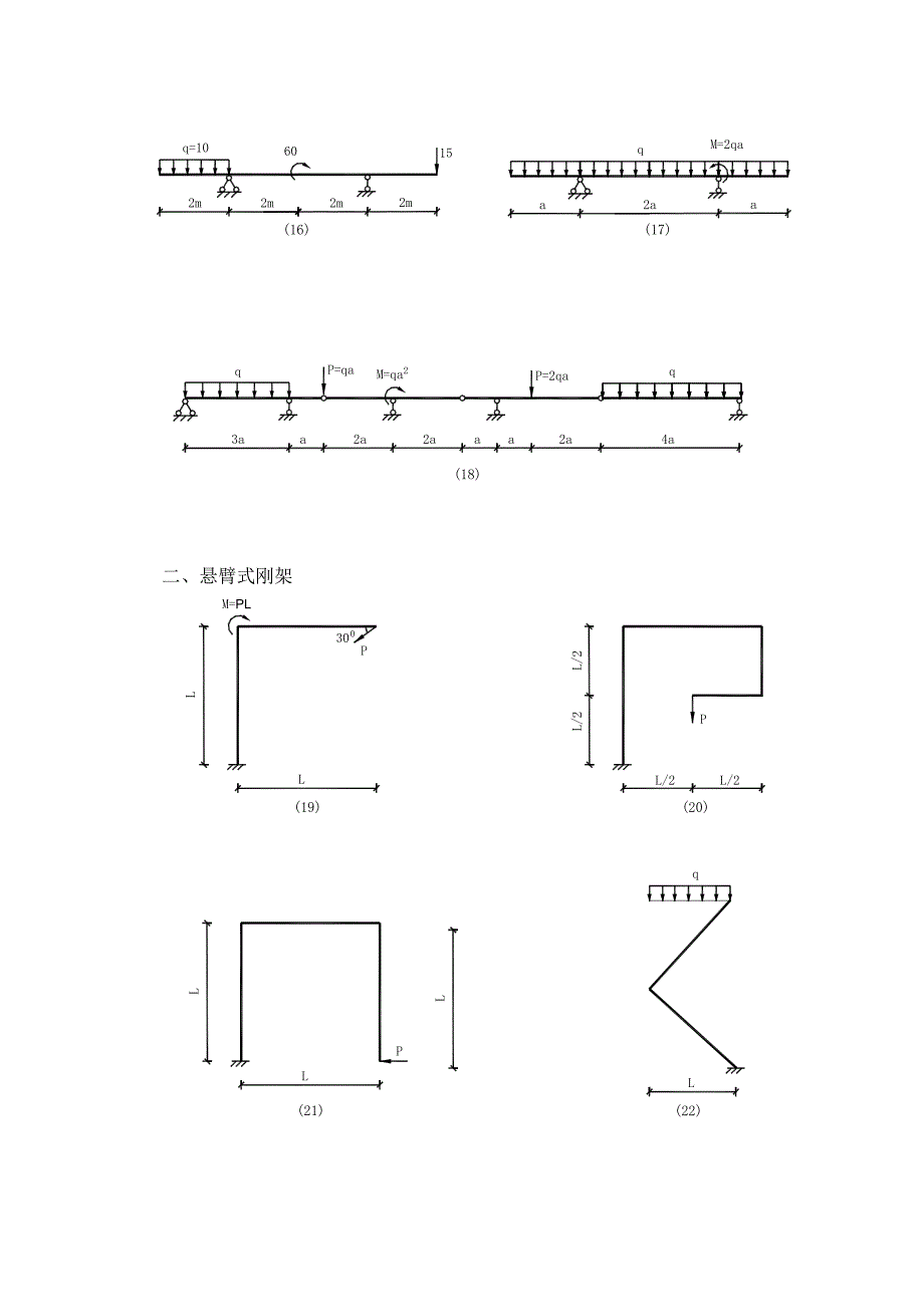 静定结构弯矩图百题练习_第2页