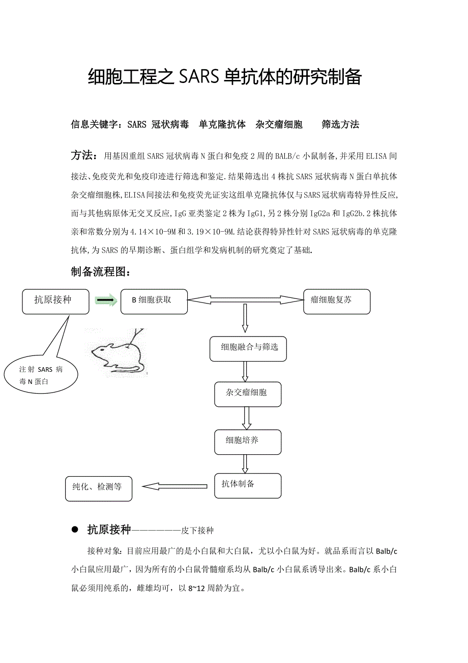 SARS病毒单克隆抗体的制备_第2页