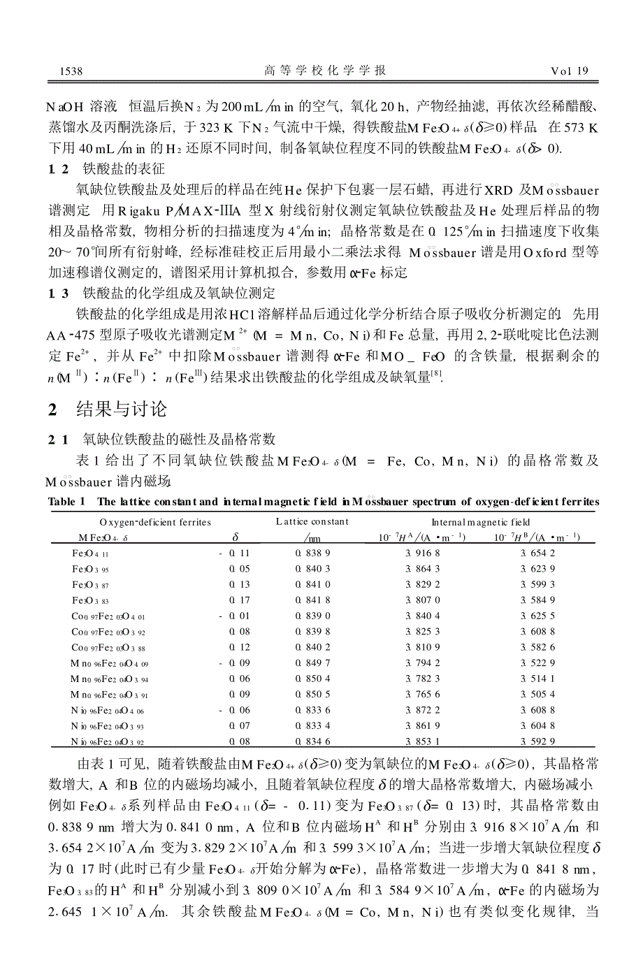 氧缺位铁酸盐MFe2O4-的性质研究3_第2页