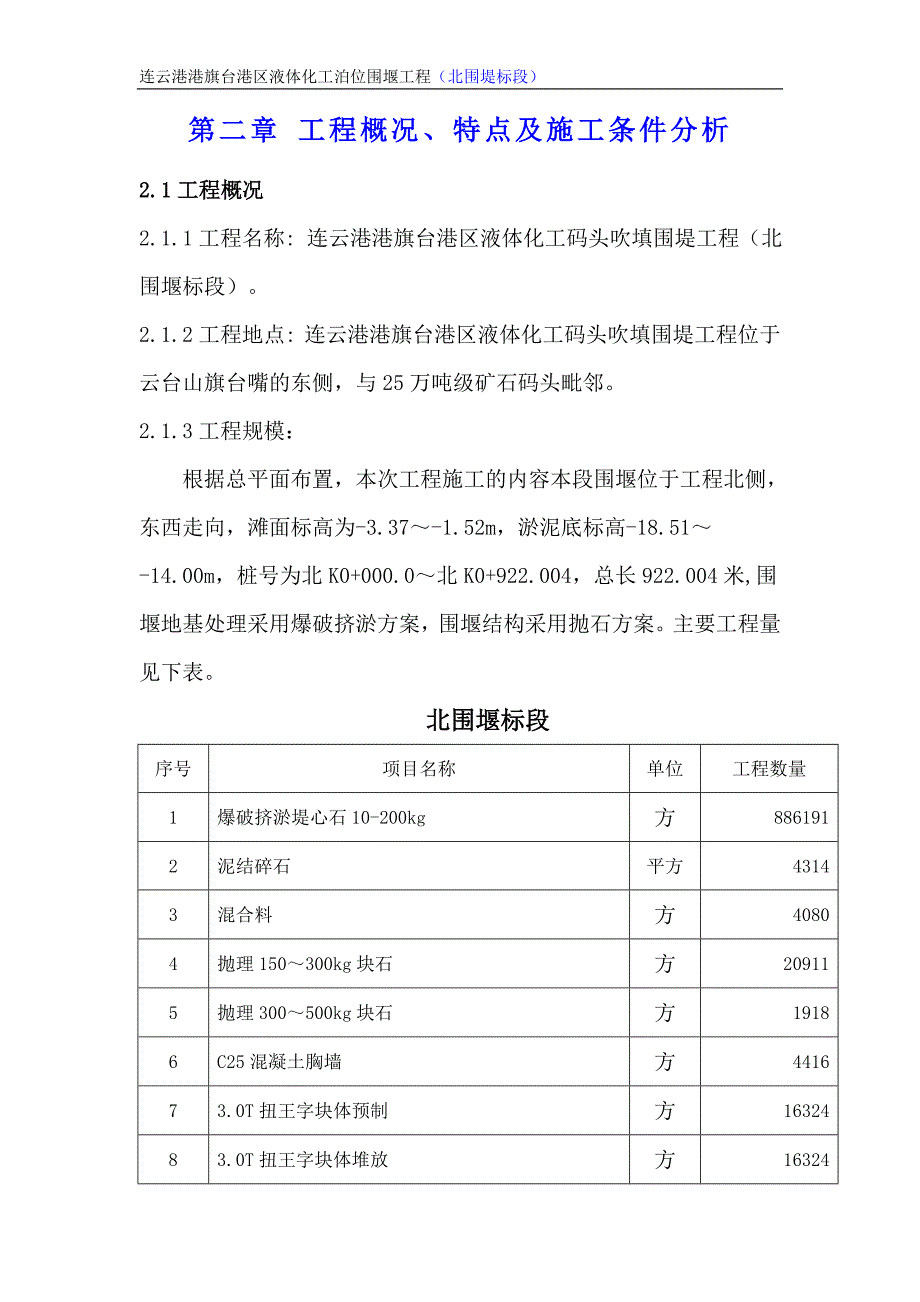 连云港港旗台港区液体化工码头吹填围堤工程(北堤修)_第4页