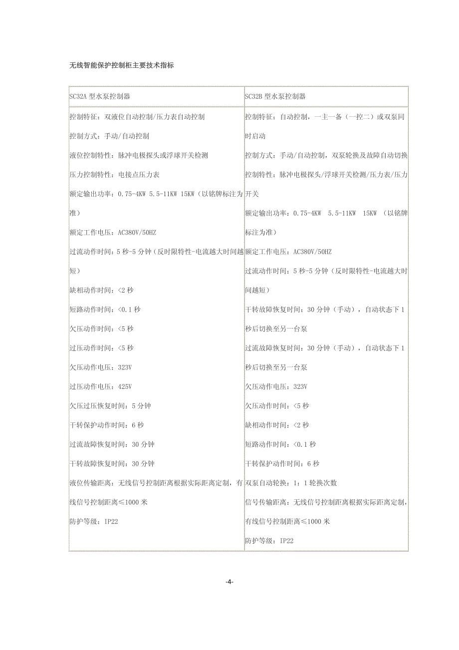 三相水泵智能保护水位无线自动控制启_第5页