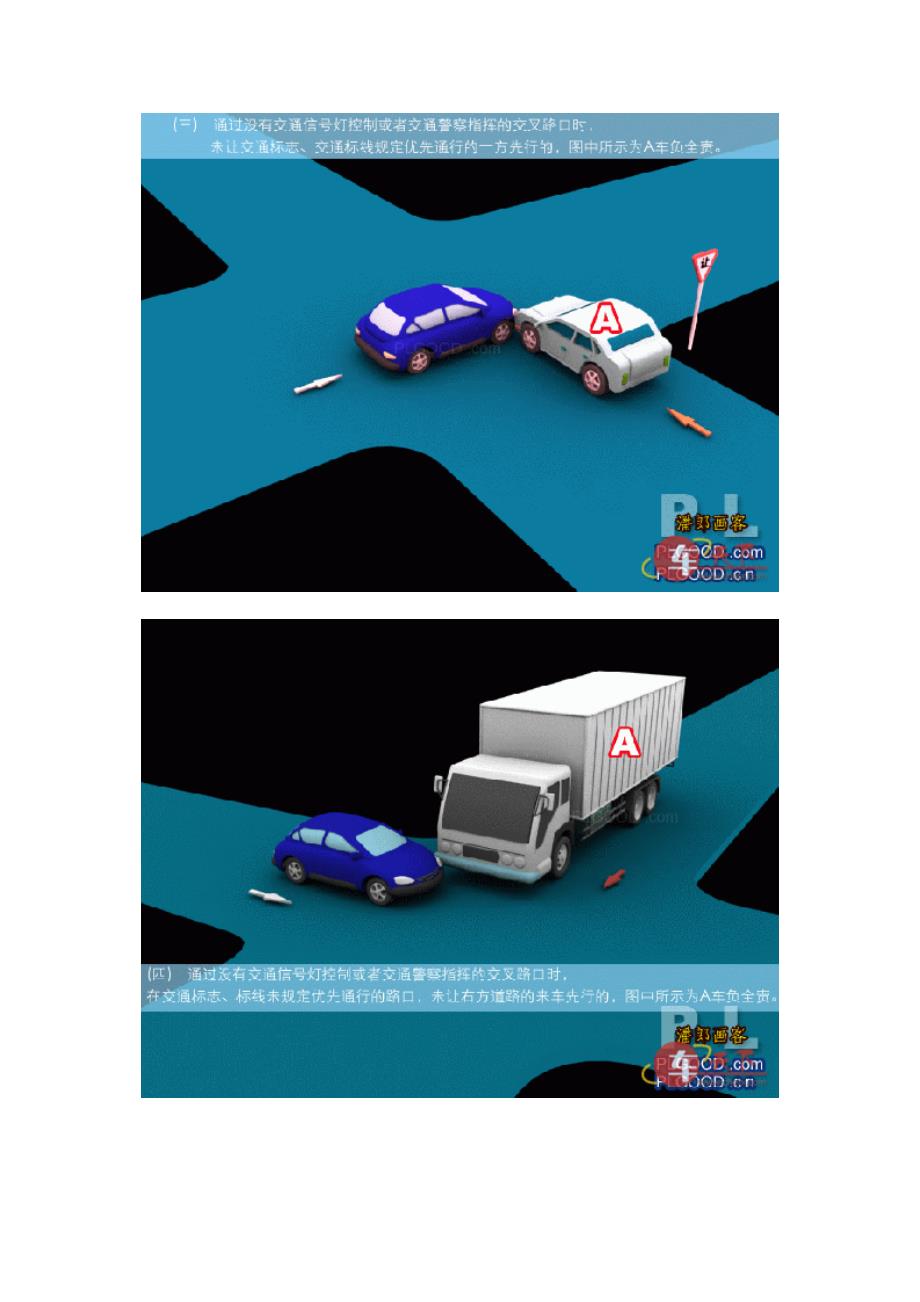 新手不怕开车难_最全交通事故全责3D图解_第2页