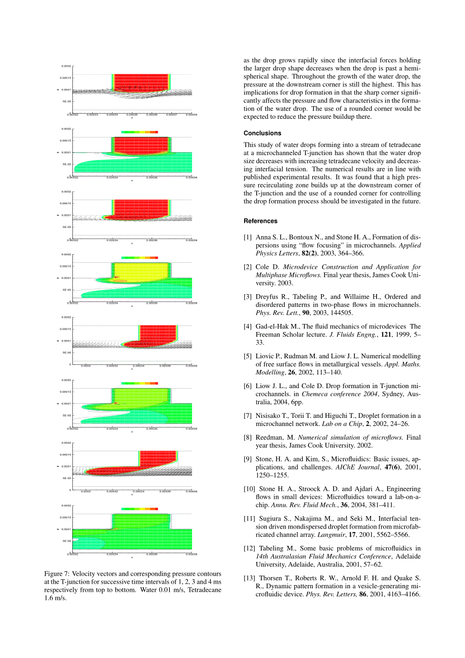 t型微通道中液滴的数值模拟_第4页