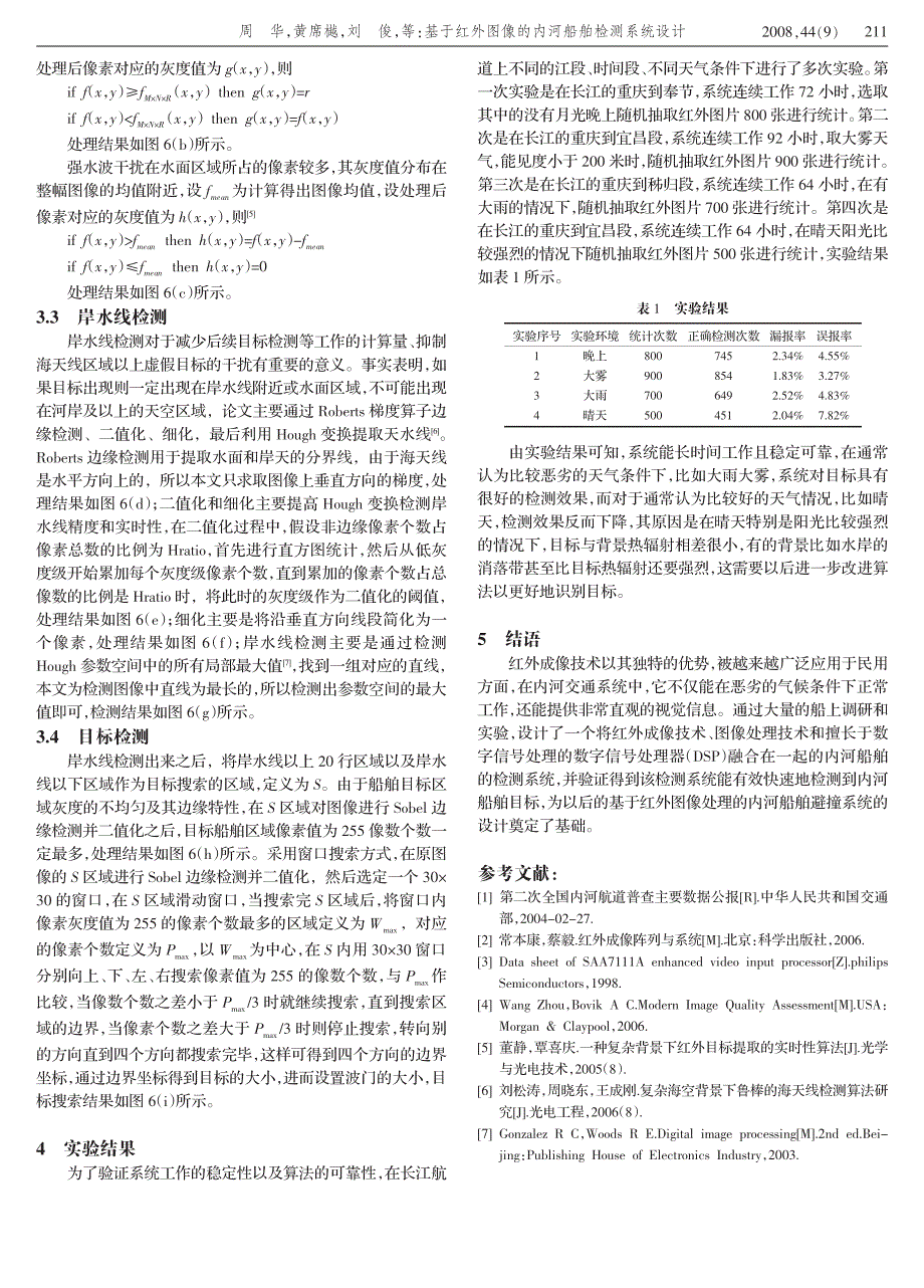 基于红外图像内河船舶检测系统设计_第4页