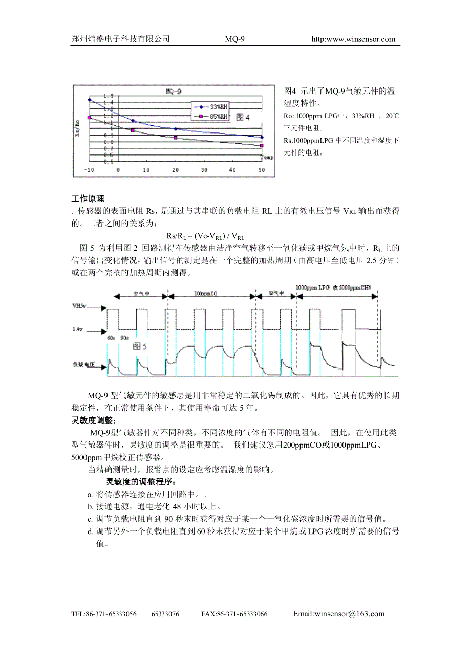 MQ 氧化碳甲烷液化石油气气体传感器_第3页