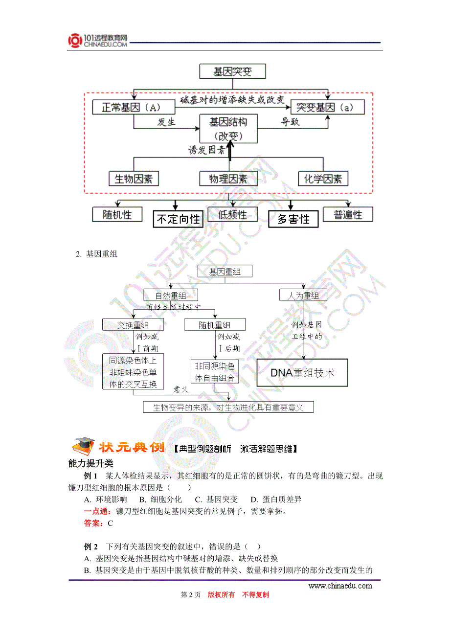 基因突变及其他变异(一)_第2页