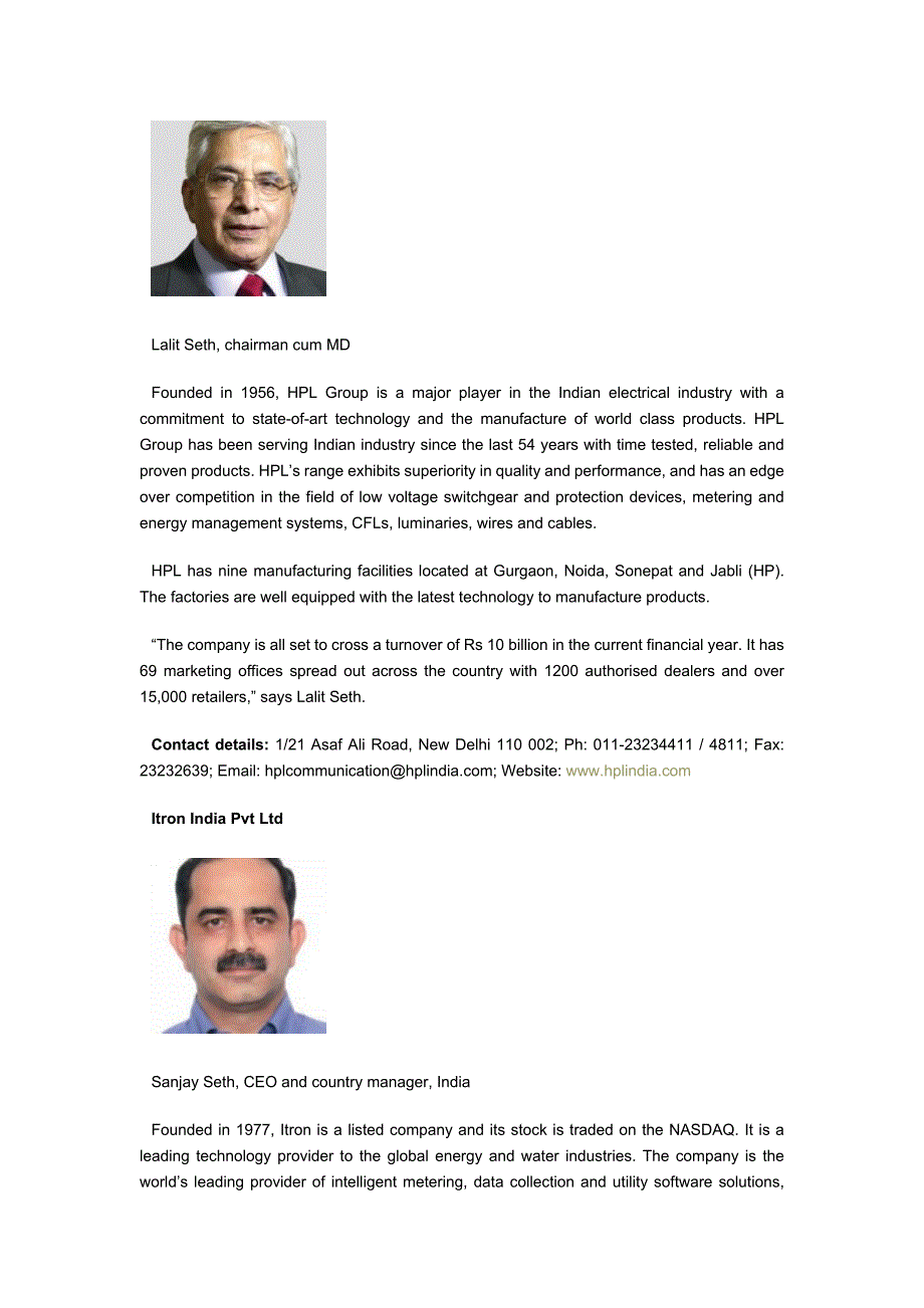 主要电表生产商-印度_第4页