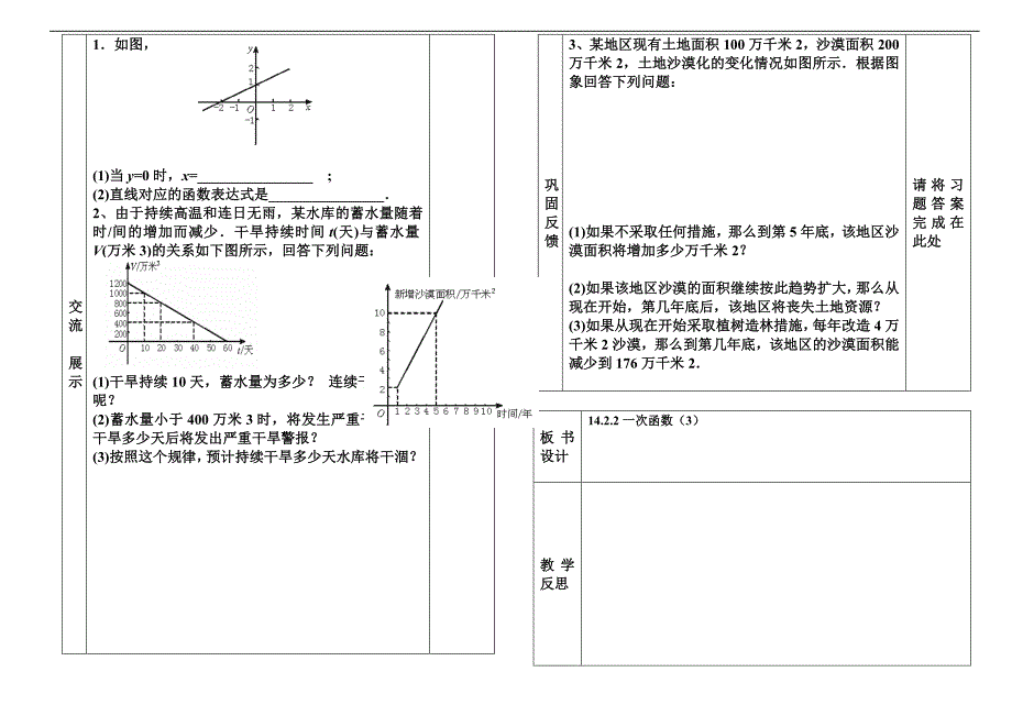 14.2.2一次函数(3)导学提纲_第2页