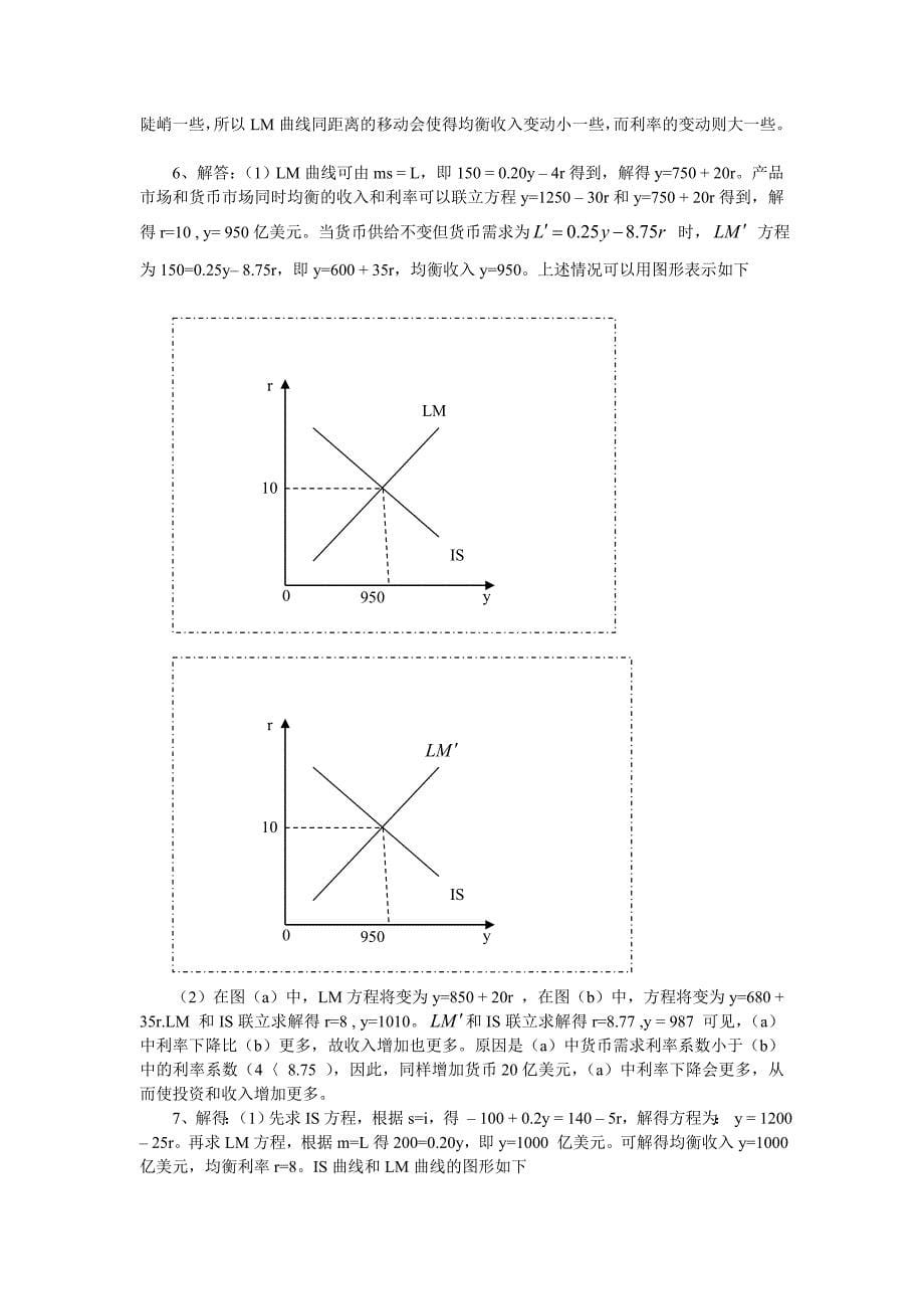 宏观经济学期末复习资料及答案第15章_第5页