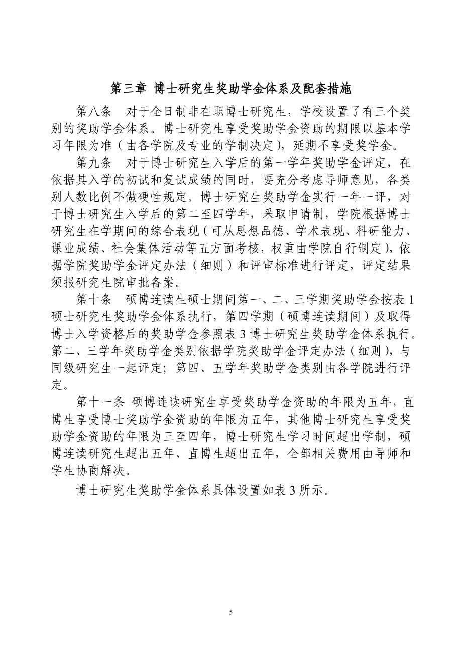 天津大学研究生奖学金最新管理办法_第5页