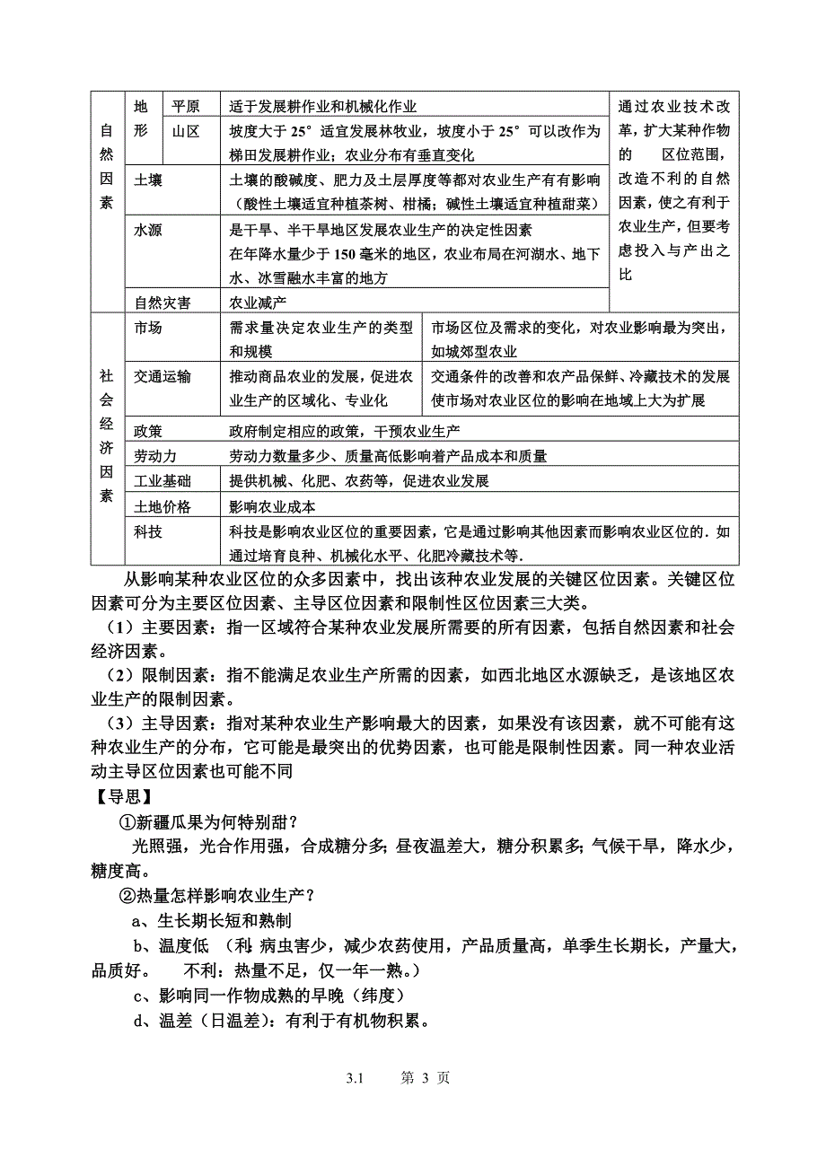 3.1 农业的区位选择_第3页