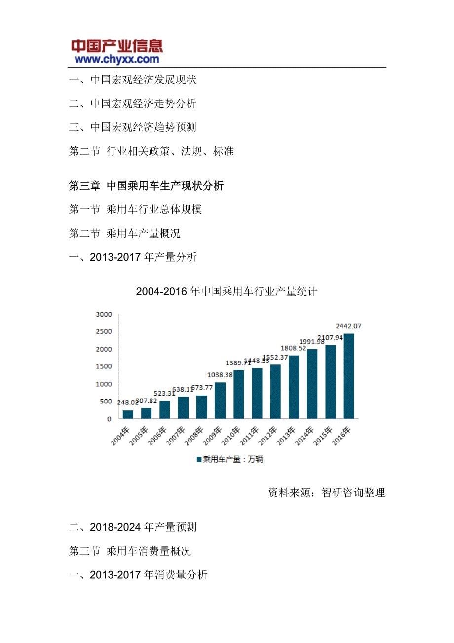 2018-2024年中国互联网+乘用车行业投资潜力风险分析预测研究报告(目录)_第5页