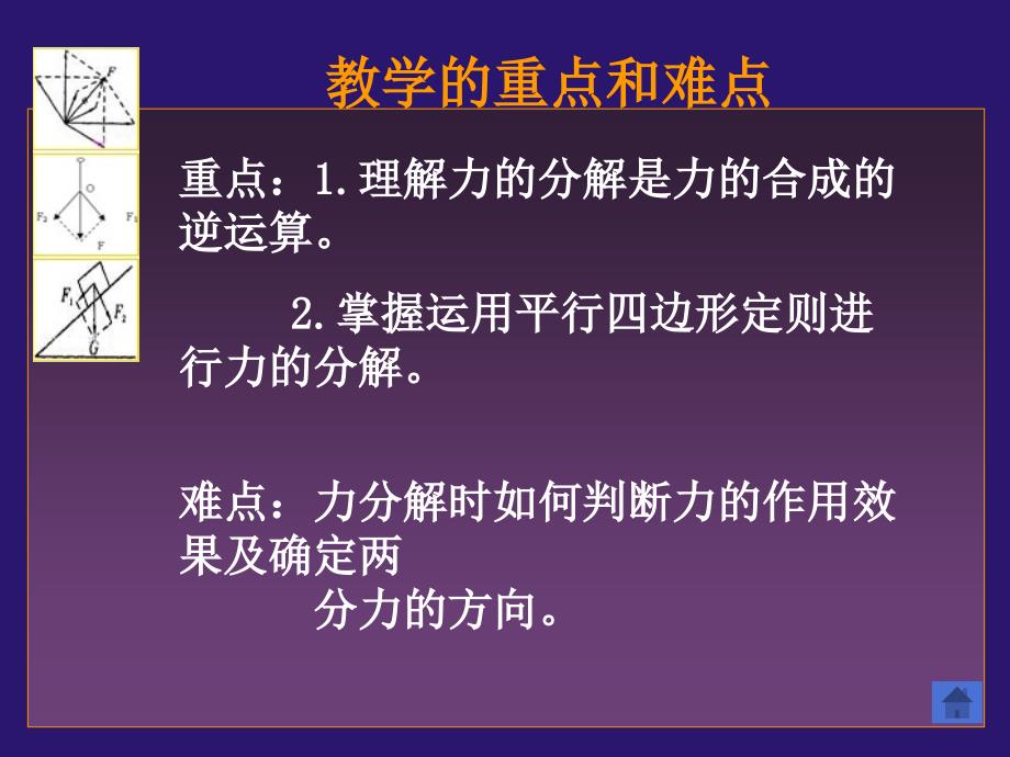 高一鲁教版物理必修一力的分解1_第2页