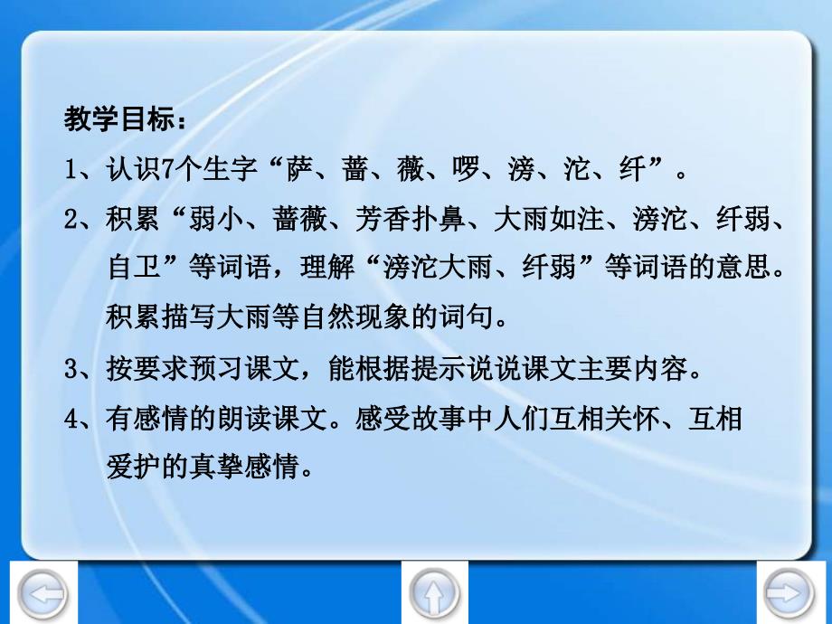 鲁教版语文二年级下册《我不是最弱小的》课件_第2页