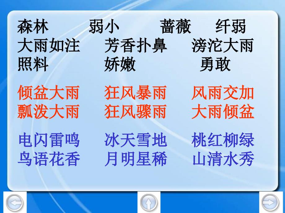 鲁教版语文二年级下册《我不是最弱小的》课件_第3页