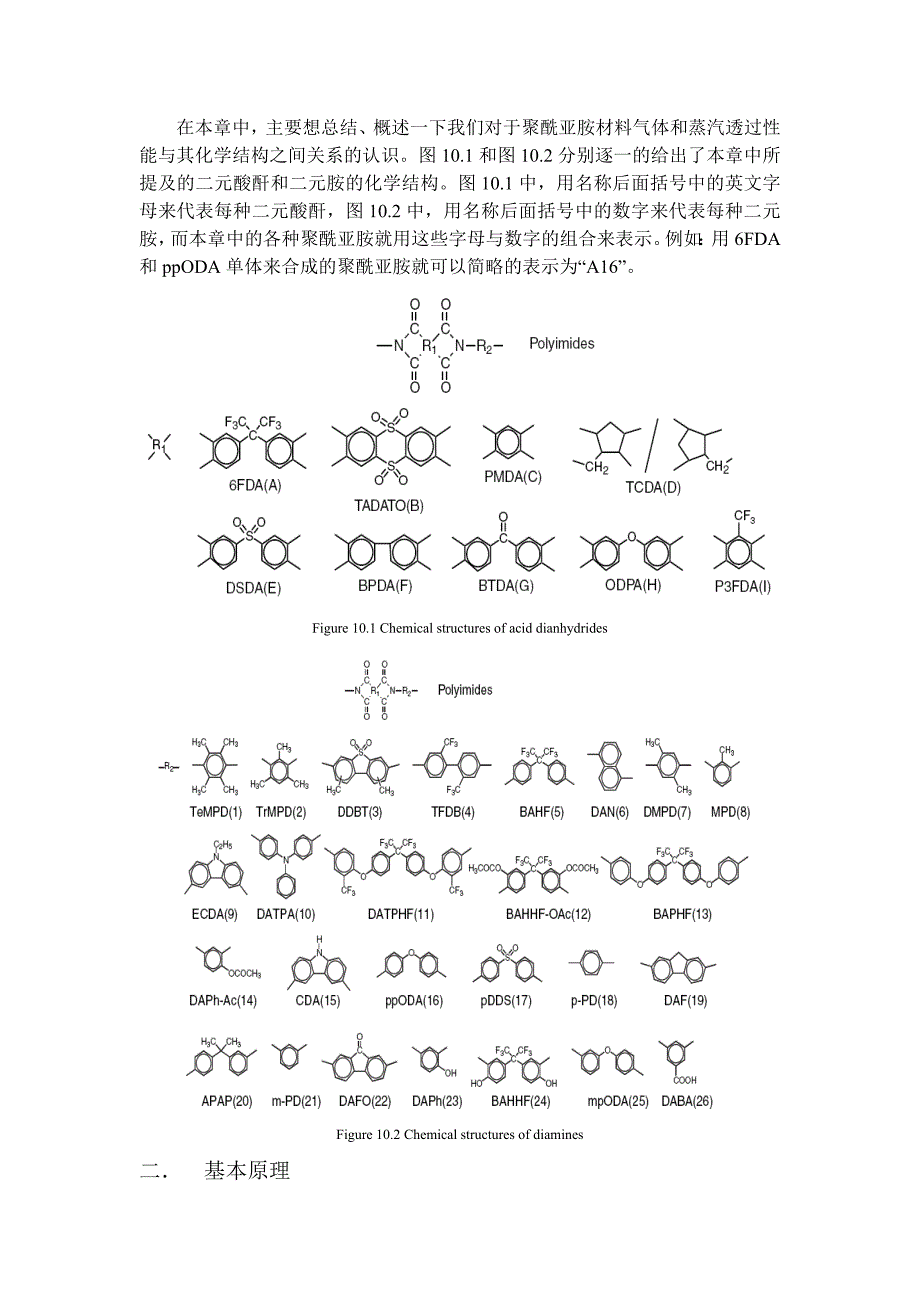 聚酰亚胺气体分离膜材料的结构与传输性能_第2页