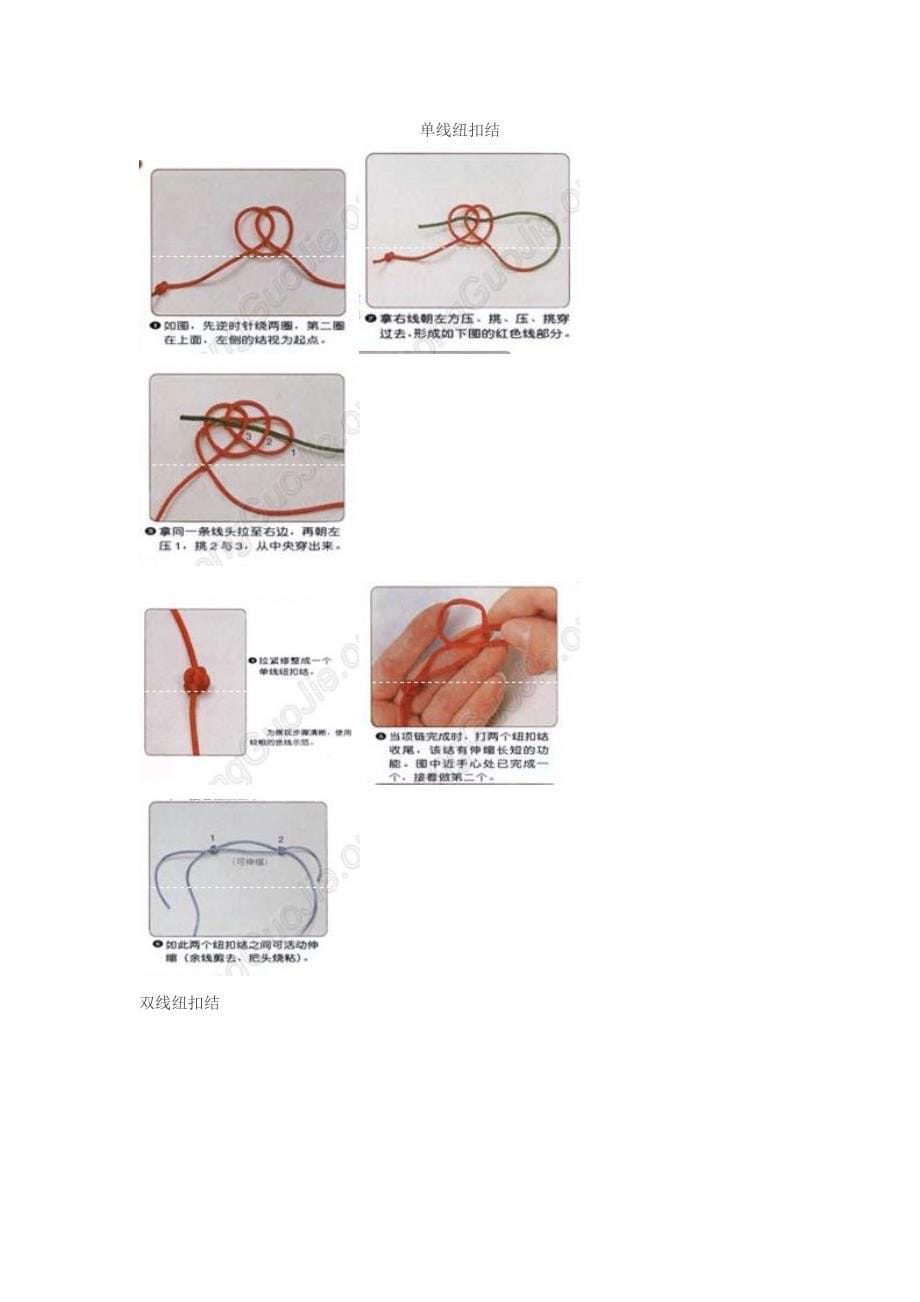 如何编织各种绳结 如何编织漂亮的绳结_第5页