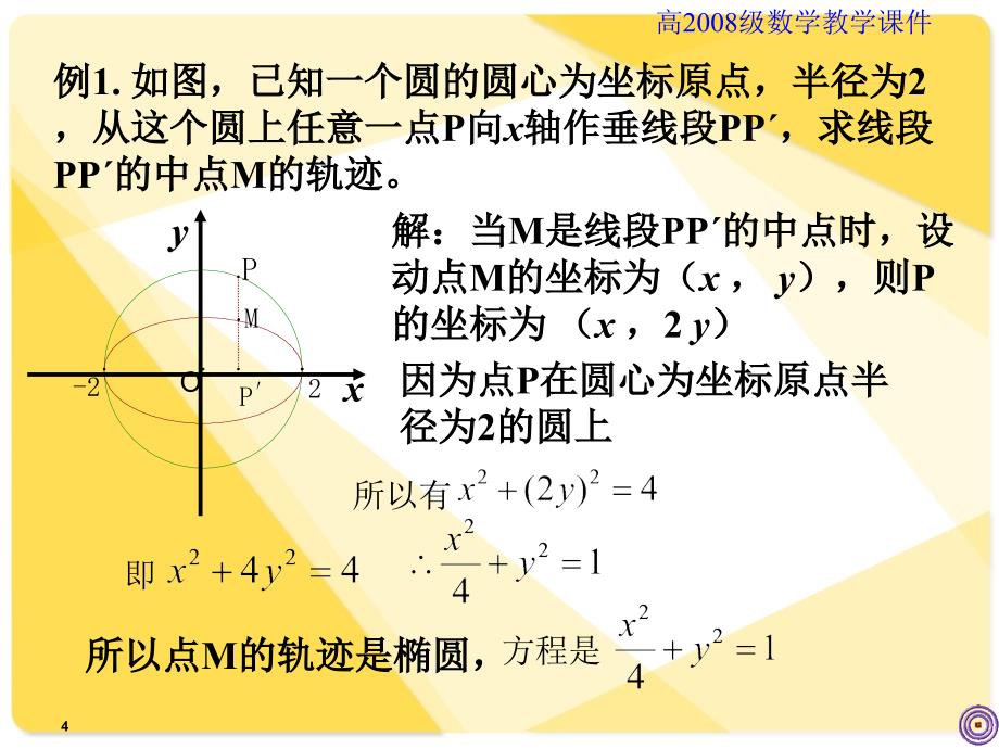 人教版高中数学课件：8.1.3椭圆及其标准方程(三)_第4页