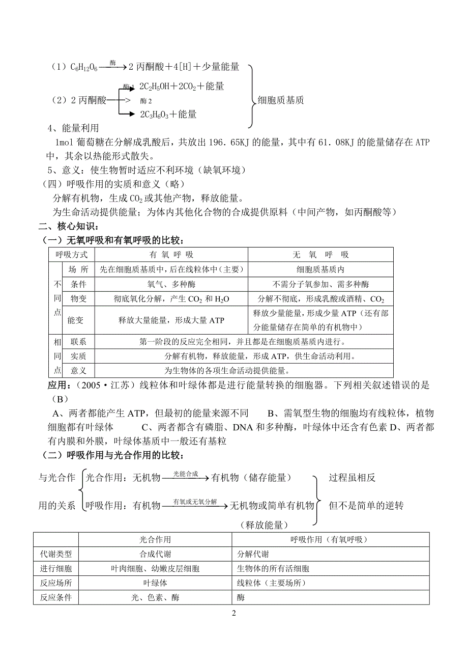 生物的呼吸作用_第2页