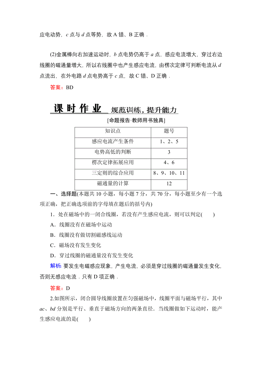 物理优化探究选修3-2电磁感应及答案_第3页