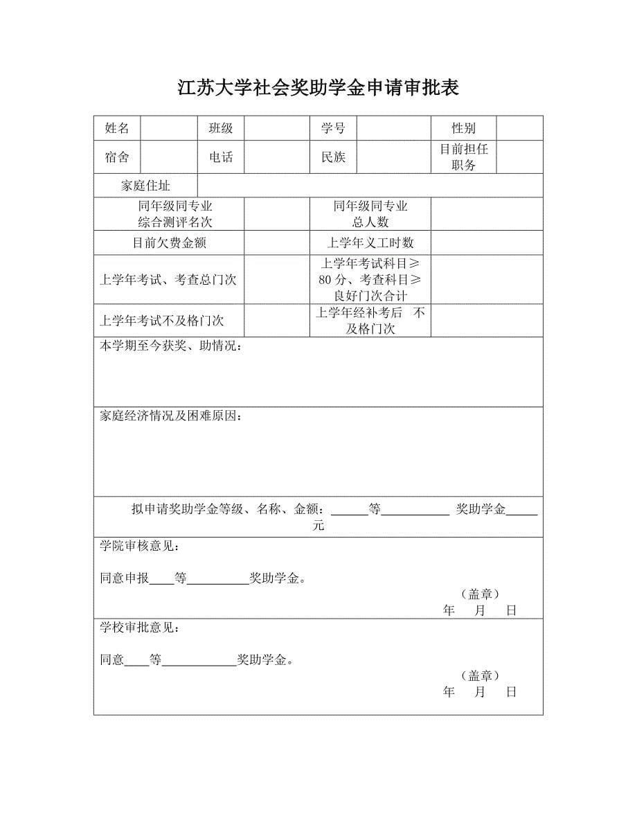 2010级2013校内助学金、社会奖助学金评审工作通知11月2_第5页