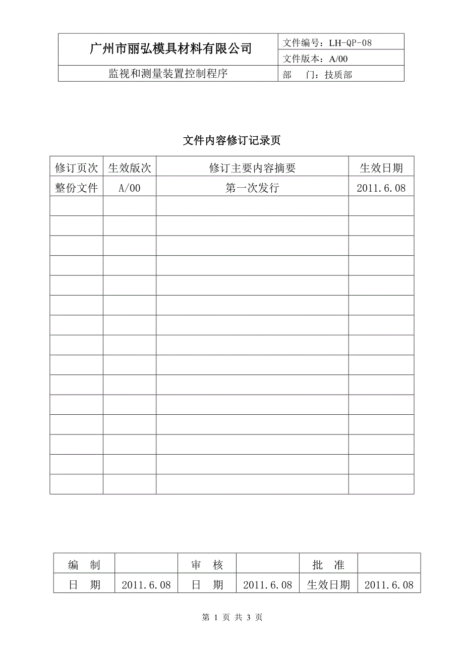 DN-QP-08监视和测量装置控制程序_第1页