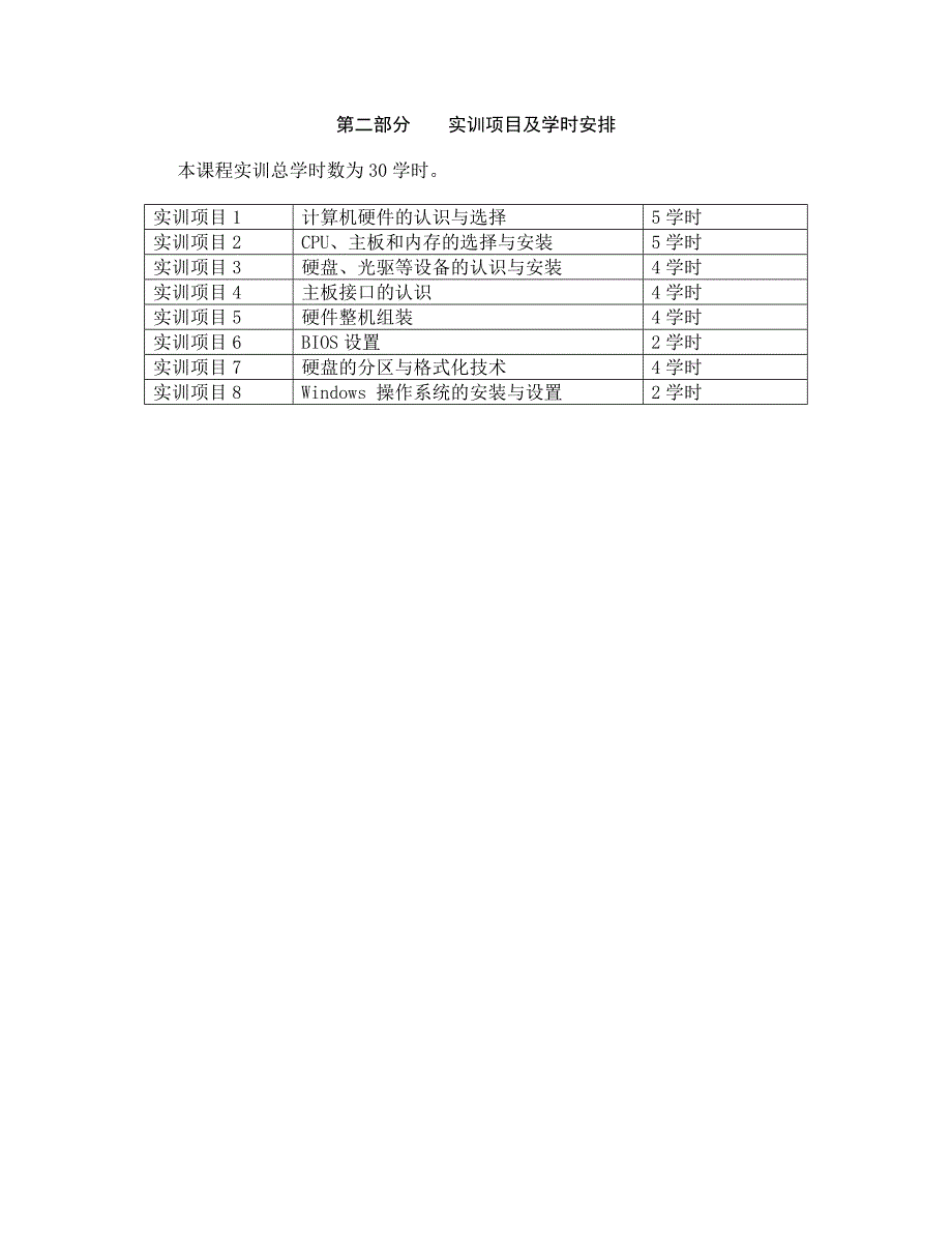 计算机硬件实训教学的步骤及过程_第2页