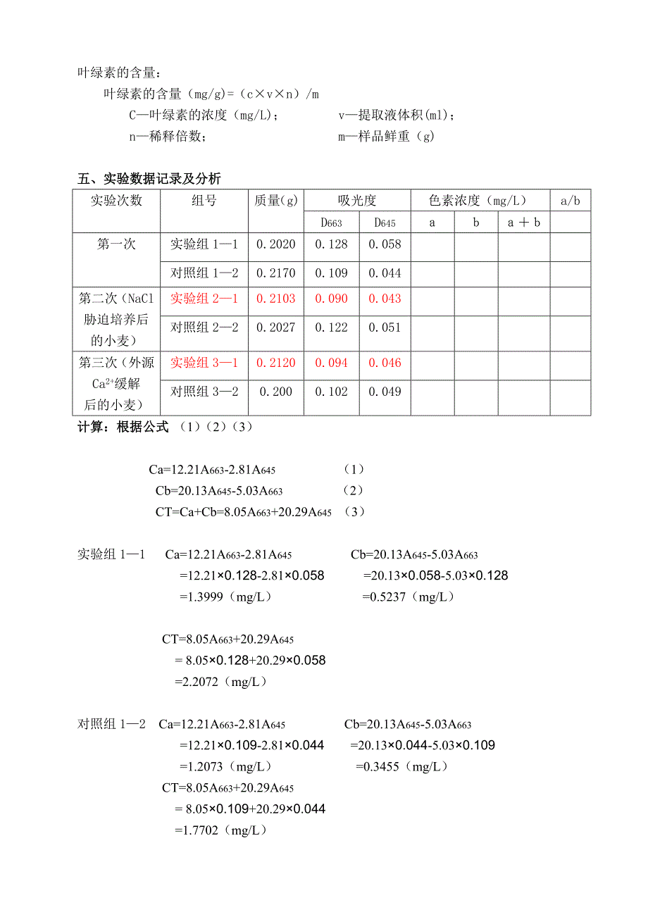 钙离子对小麦氯化钠胁迫培养的缓解作用_第4页