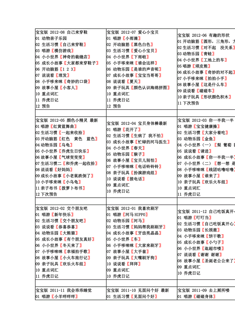 巧虎宝宝线粒幼幼版内容_第1页