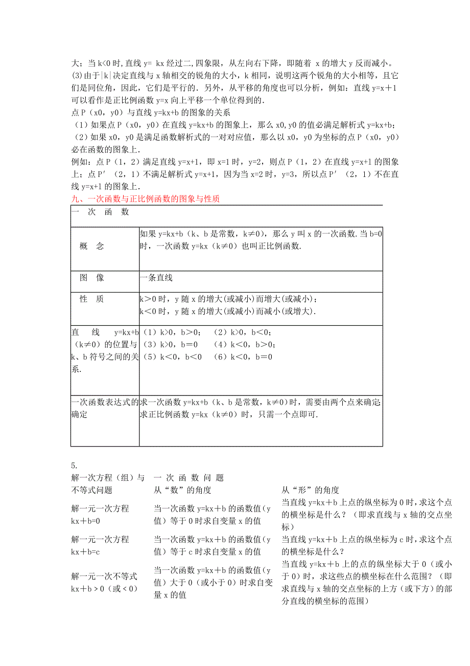 一次函数复习题_第2页