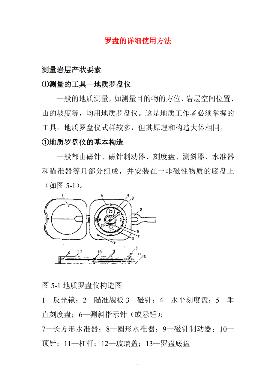 罗盘详细使用方法29598_第1页