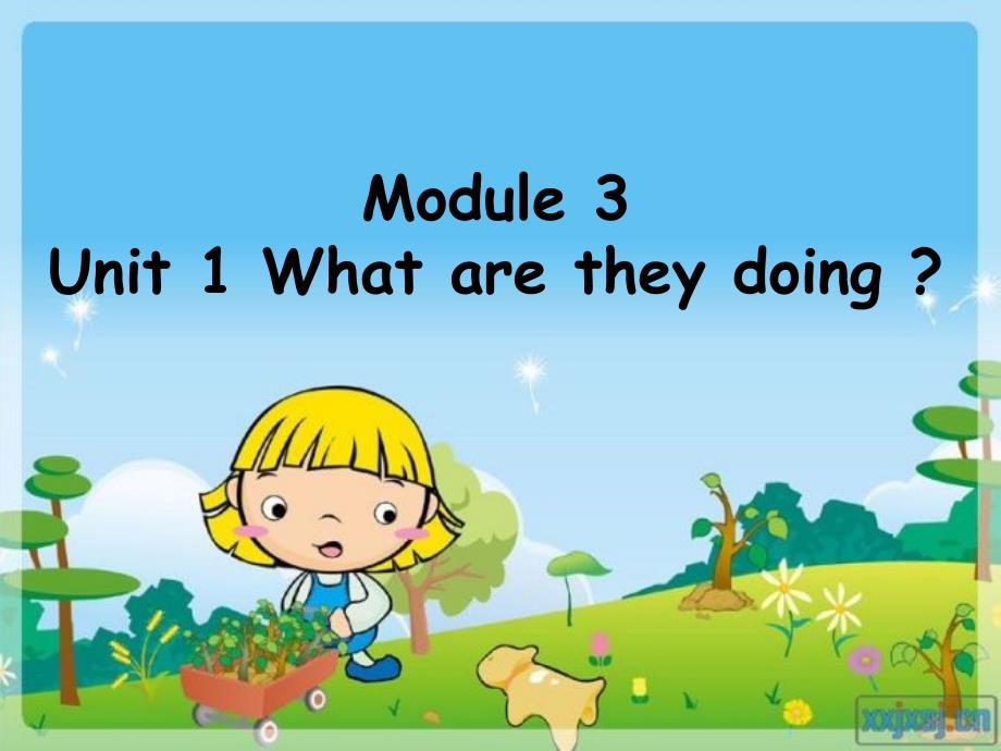 外研版四年级上册module3unit1whataretheydoing_第1页