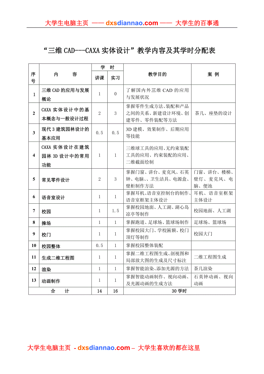 计算机辅助绘图(cad)教学大纲1111_第4页