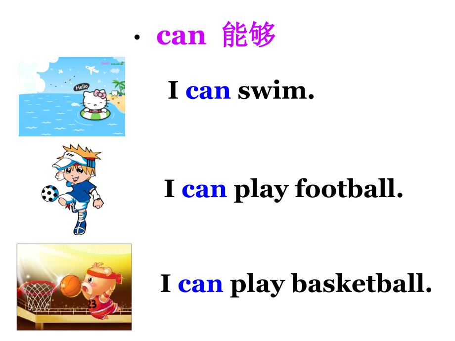 外研版(三年级起点)小学英语Module5 unit1 Can you run fast课件_第4页