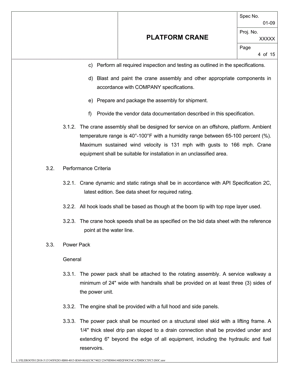 海油英文设备规格书2-平台吊机规格书_第4页