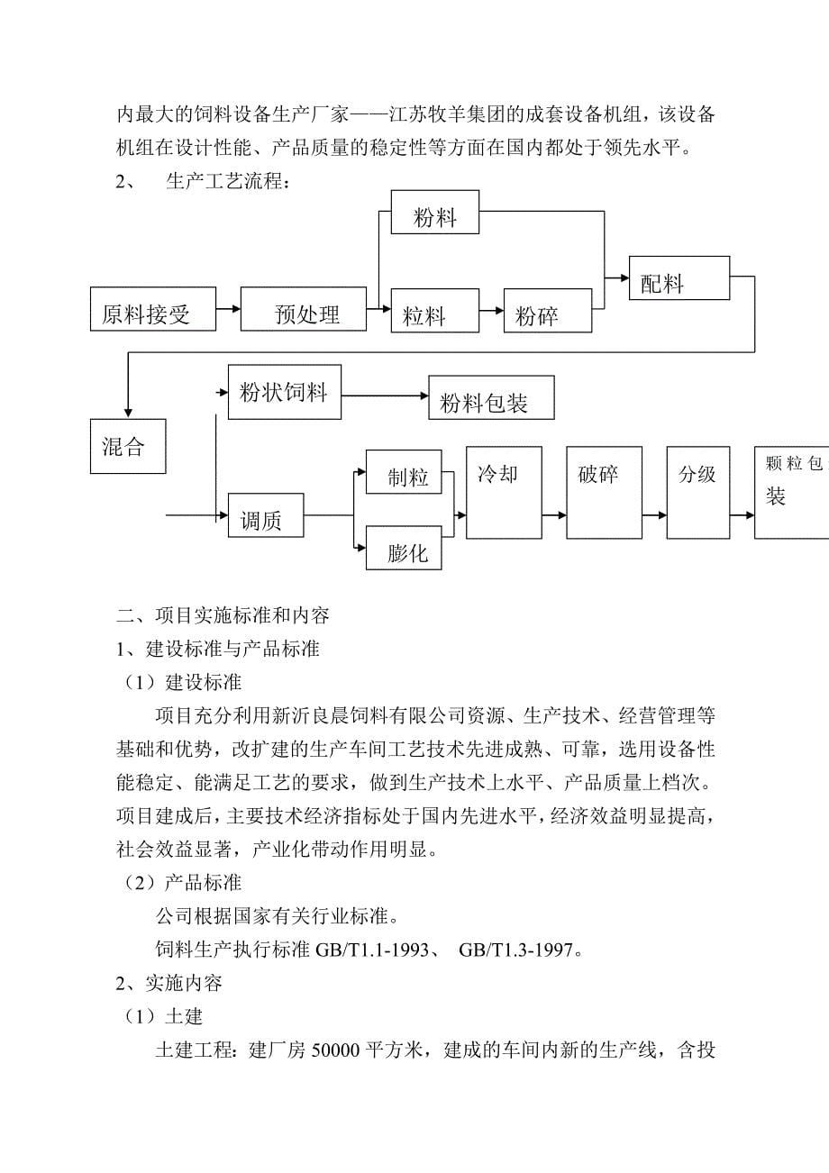 海辰(宿松)饲料厂筹建可行性报告_第5页