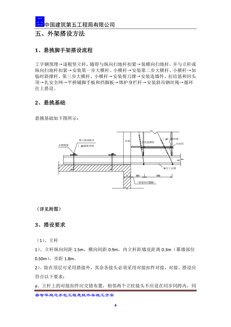 悬挑外架施工方案_第4页