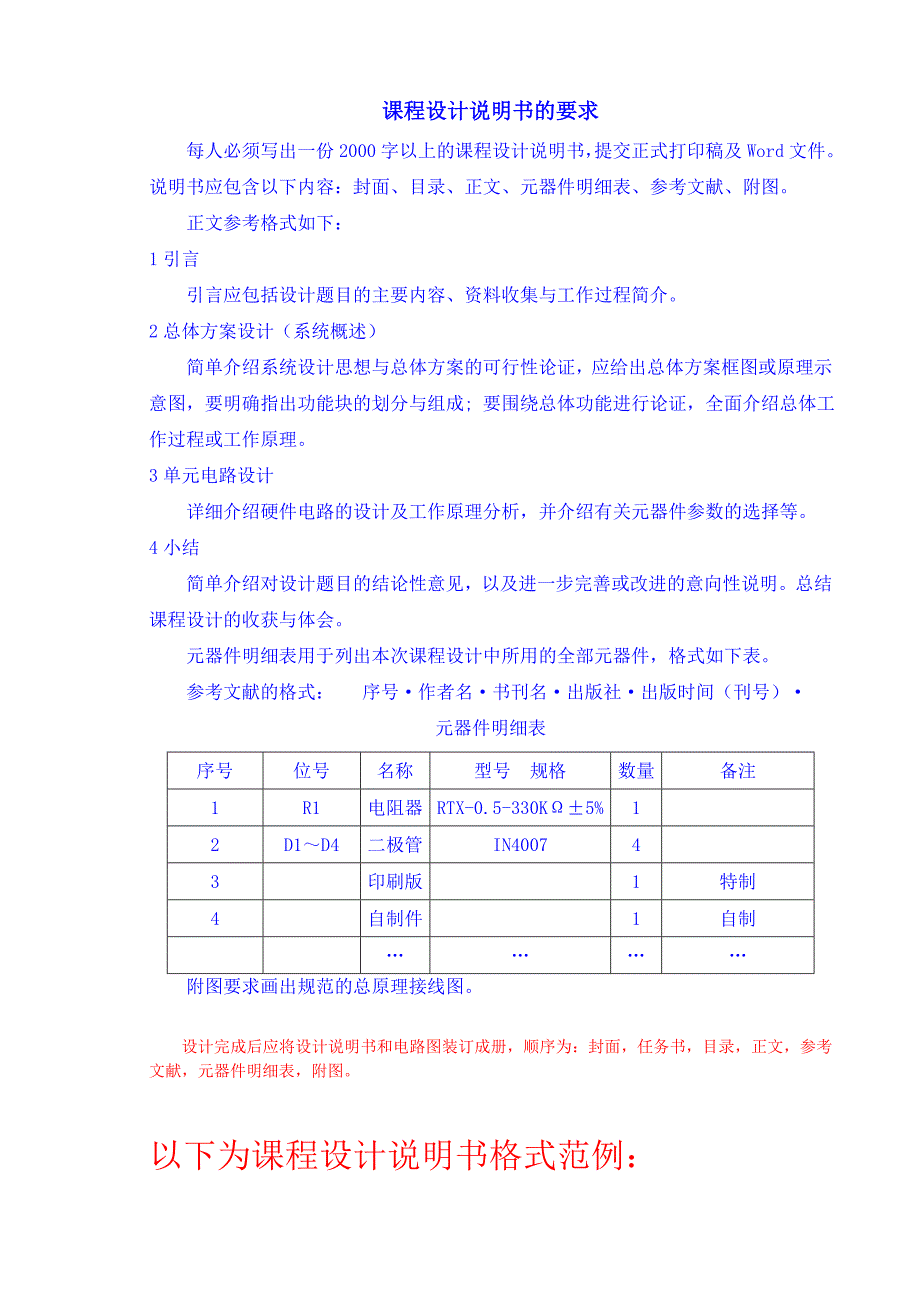 模拟电子技术课程设计格式_第1页