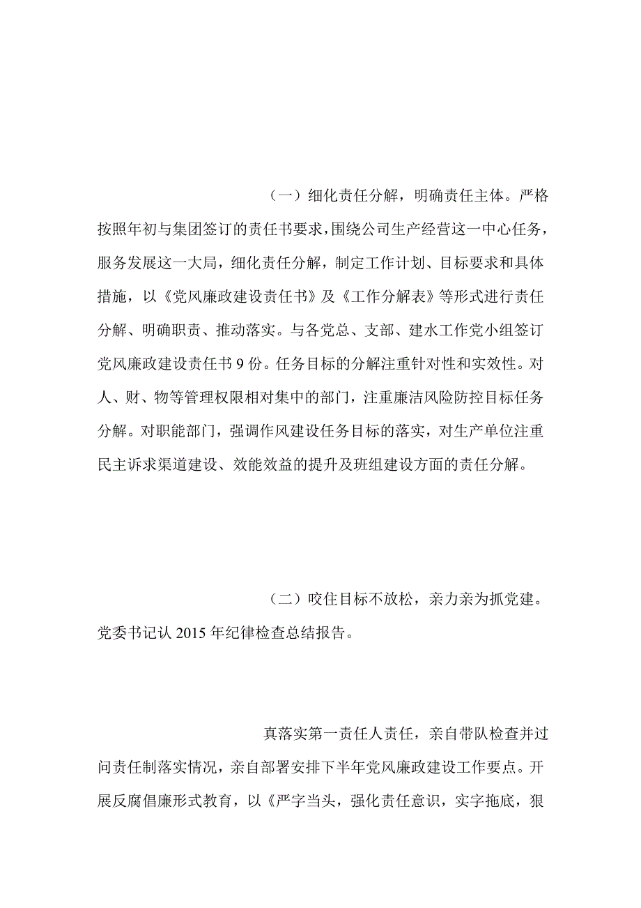 2015年纪律检查总结报告_第3页