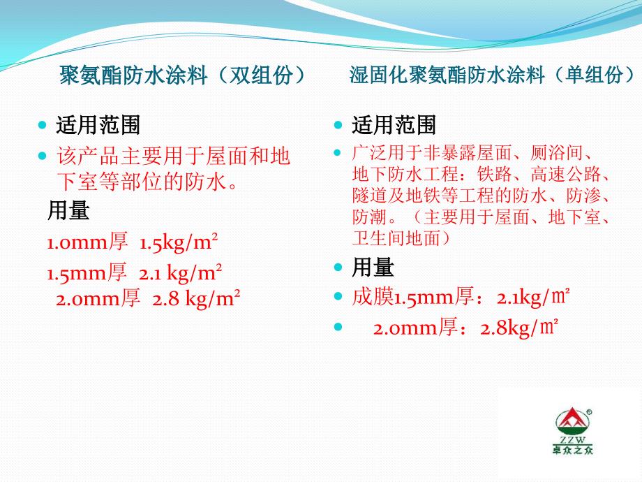 卓众之众分享聚氨酯防水涂料施工方法及注意事项_第4页