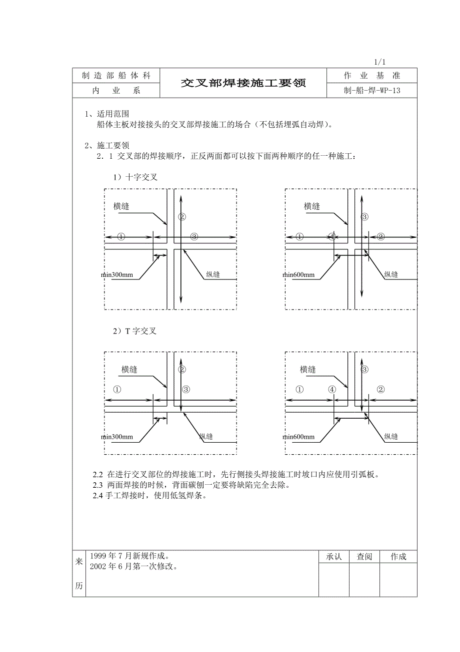制-船-焊-WP-13交叉部的焊接施工_第1页