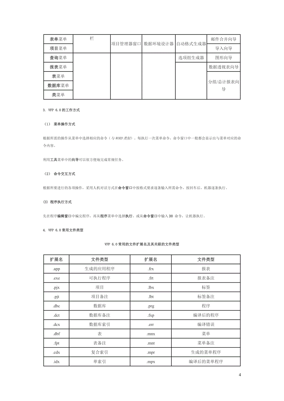 计算机二级vf笔试笔记(可以代替书本的总结)_第4页