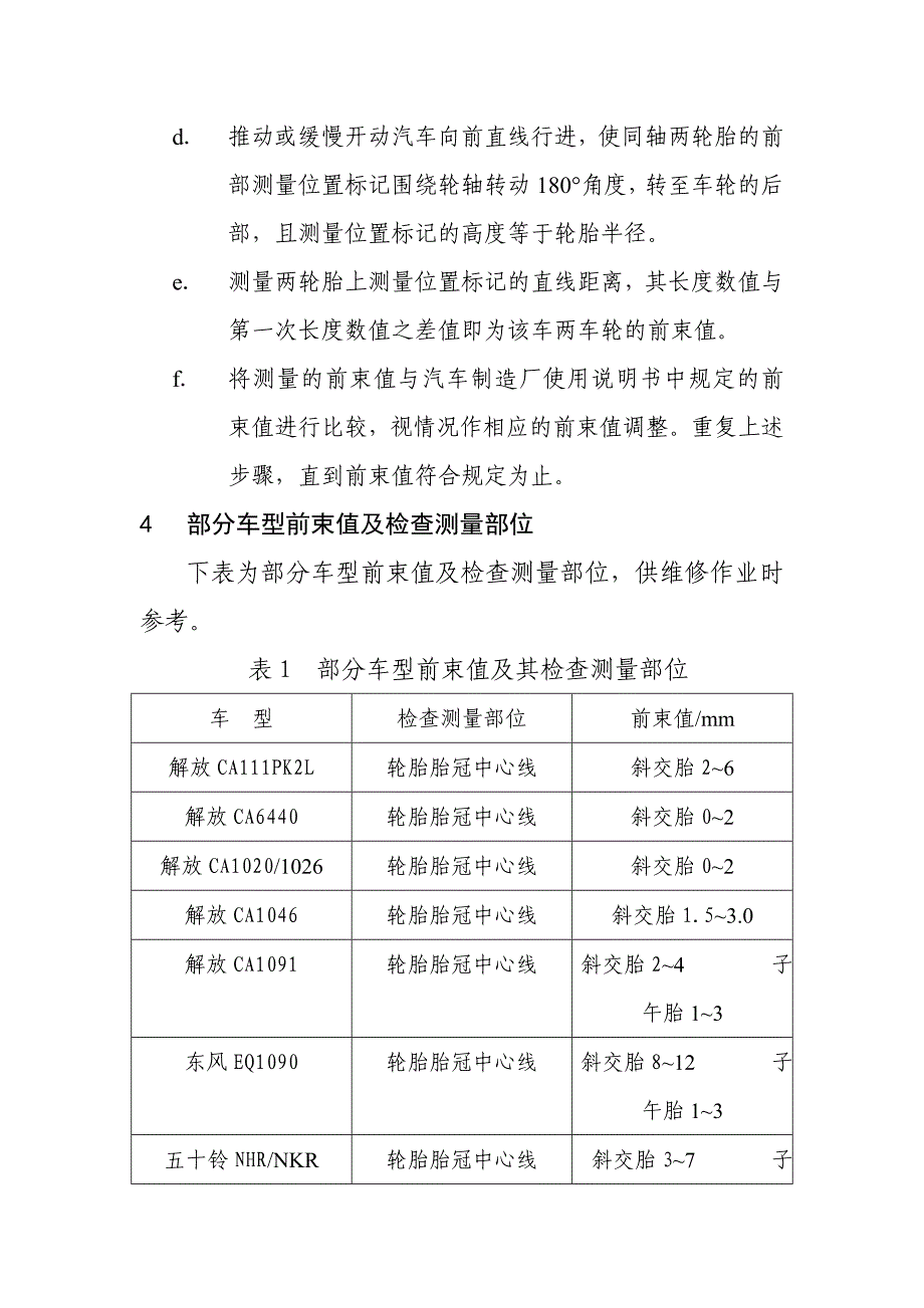 汽车前束值检查测量方法_第3页