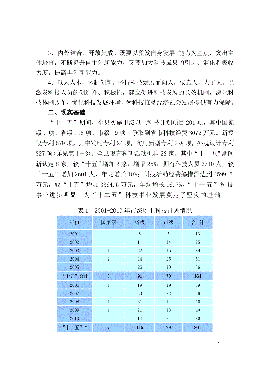 磐安县科学技术十二五发展规划_第3页