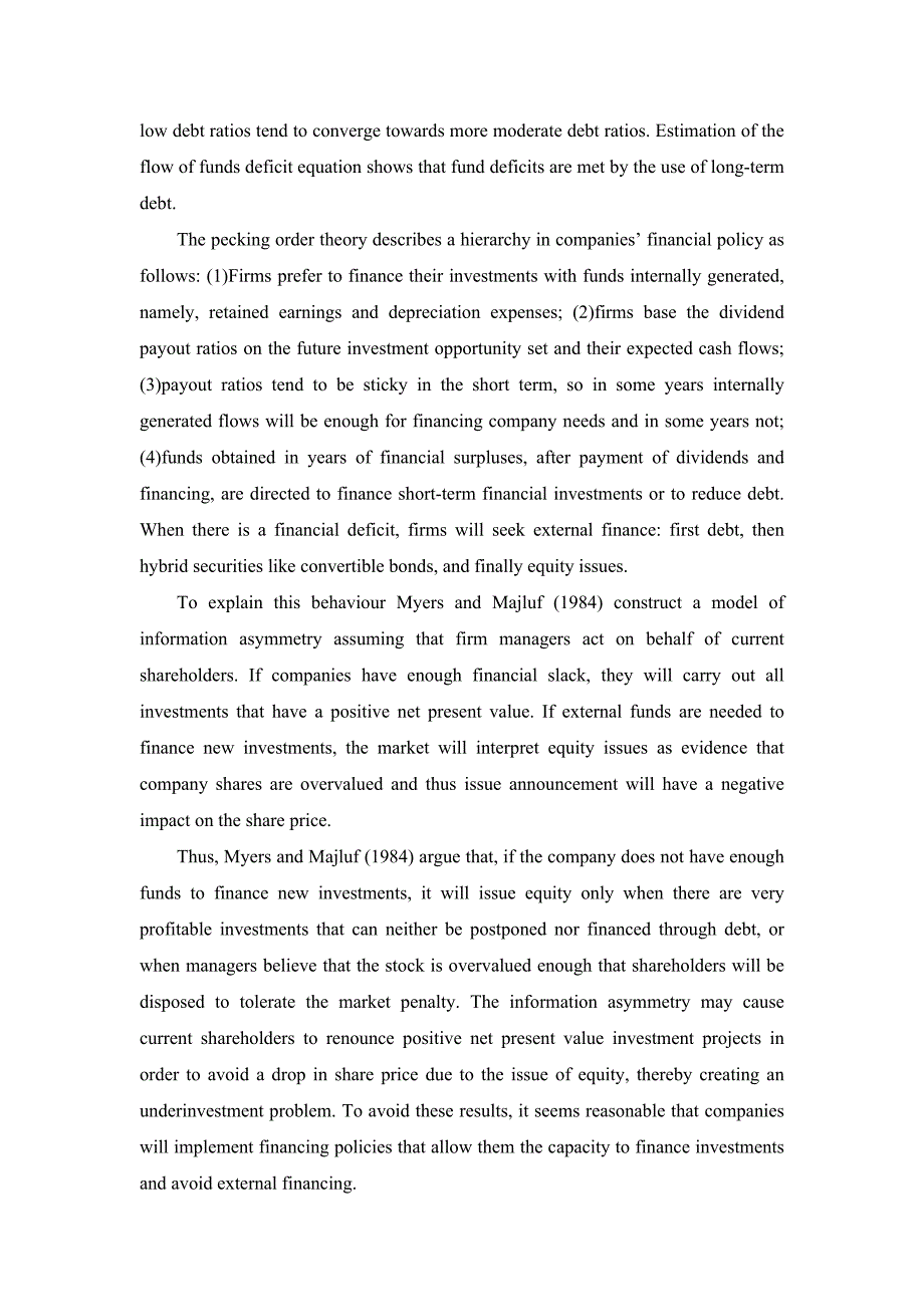 融资偏好的西班牙企业：优序论证据_第3页