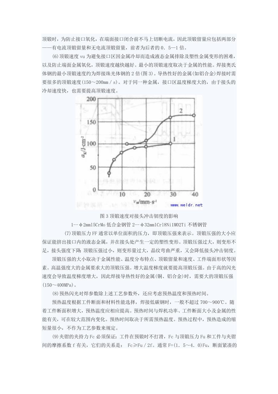 闪光对焊工艺工艺参数_第3页