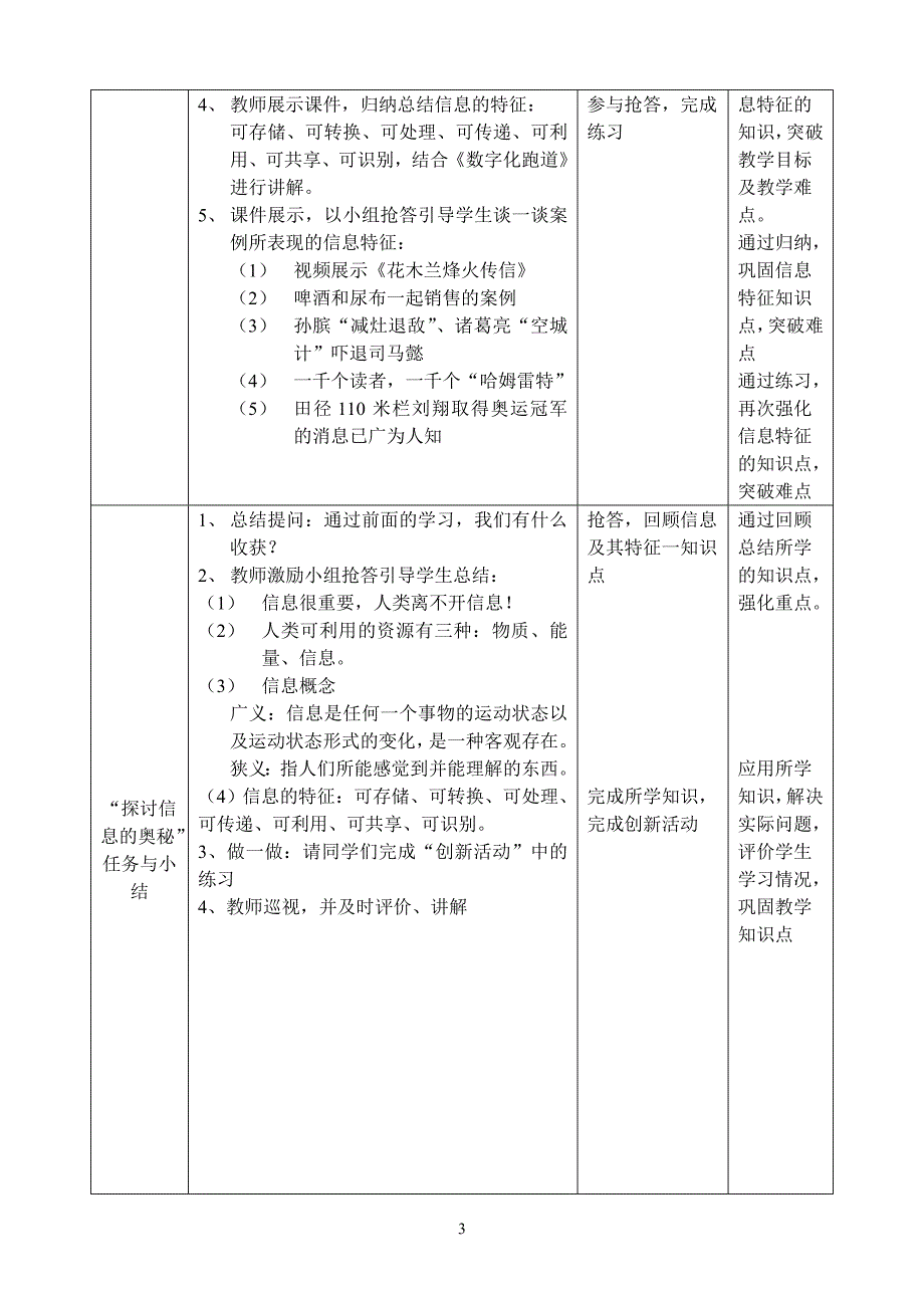 2013年闽教版七年级上信息技术教案_第4页